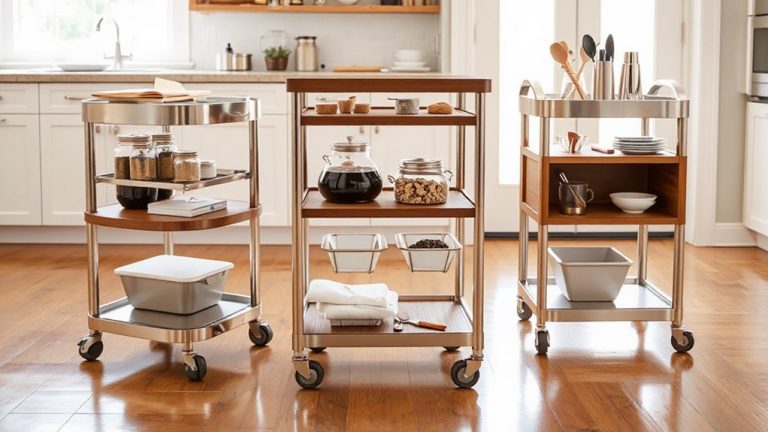 3 tier rolling carts