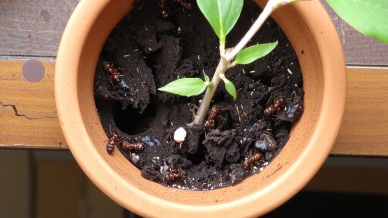 ants enter homes via potted plants