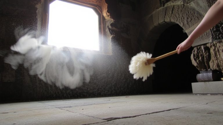 apply evenly with duster