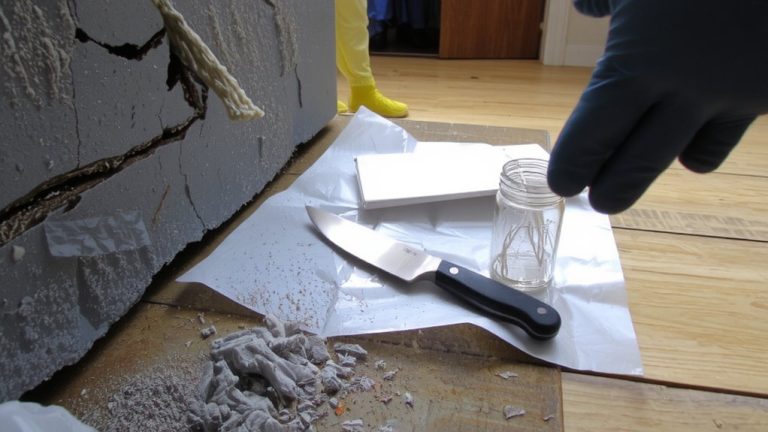 asbestos bulk material collection