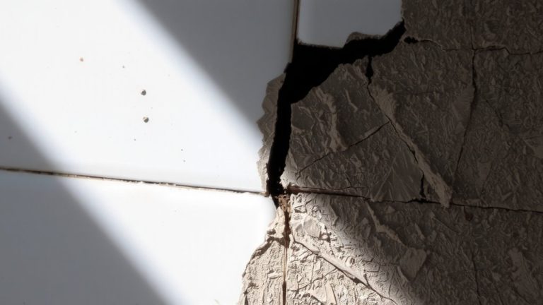 asbestos in bathroom walls