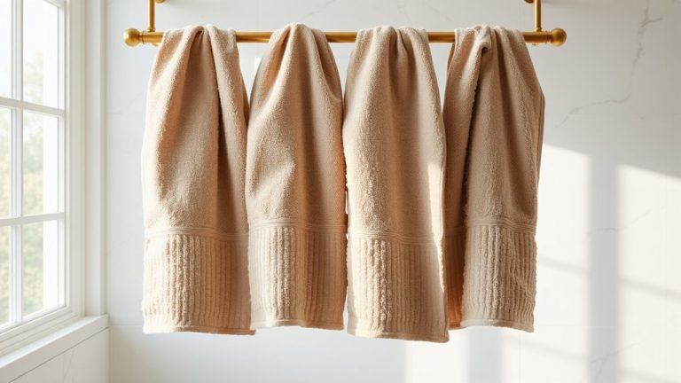 bath towels with hanging loops