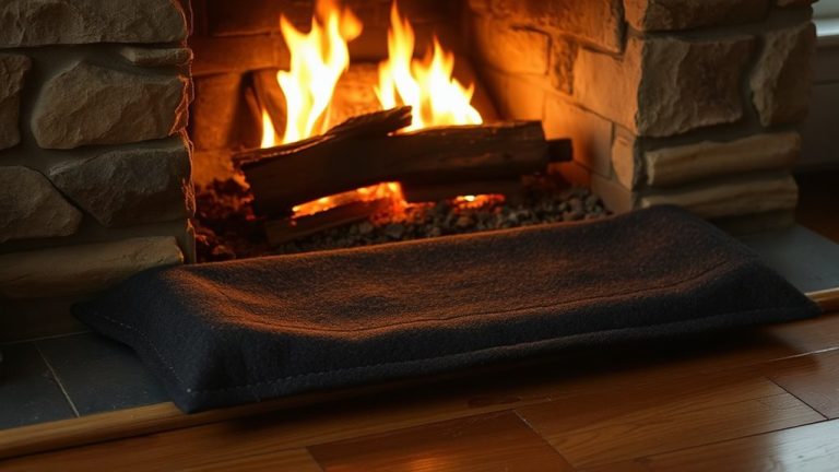 best fireplace draft stoppers