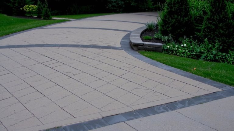 best material for sloped driveways