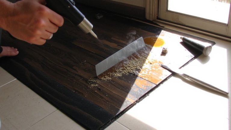best method removing carpet glue