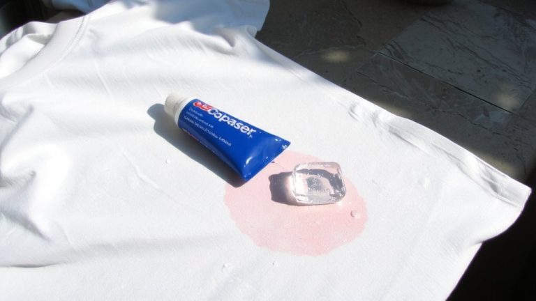 blot rinse soap wash
