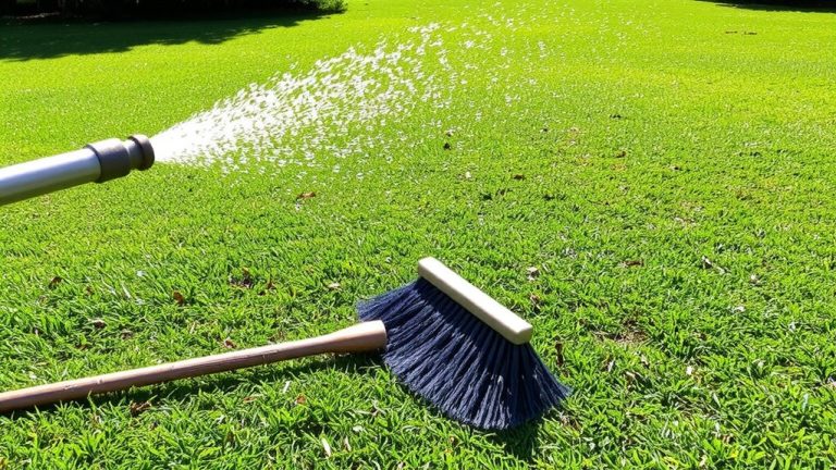 brush rinse disinfect dry