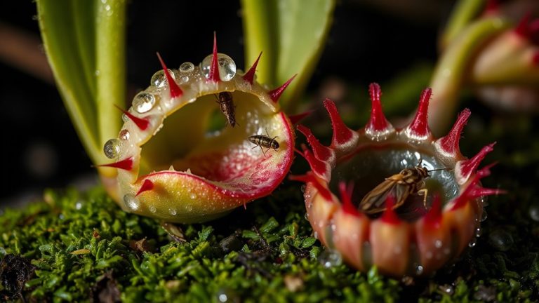 carnivorous plants eating fungus gnats