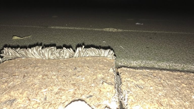 carpet padding contains asbestos danger