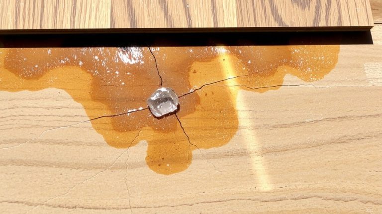 chemical leaching causes discoloration