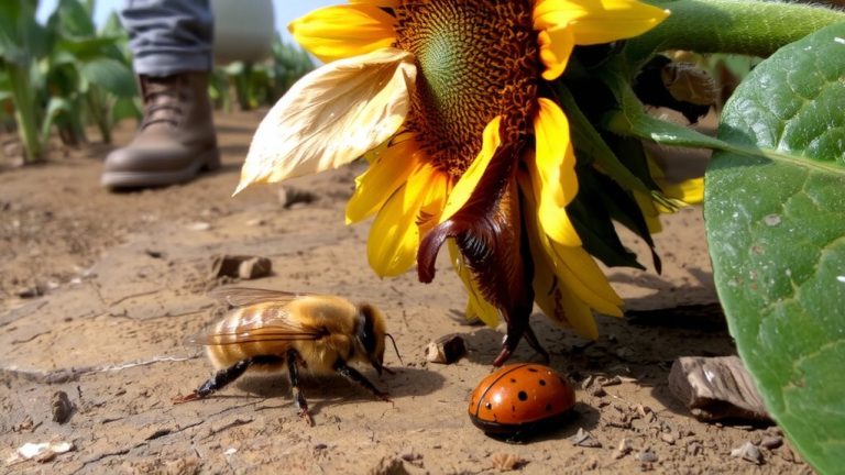 chemical pesticides harm beneficial insects