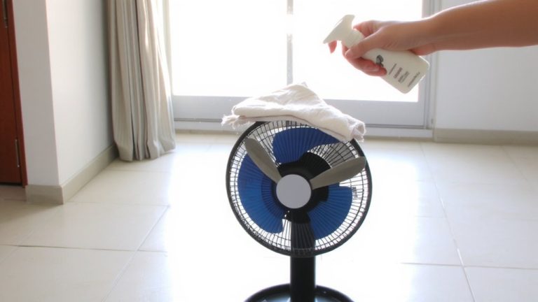 clean fan without disassembly