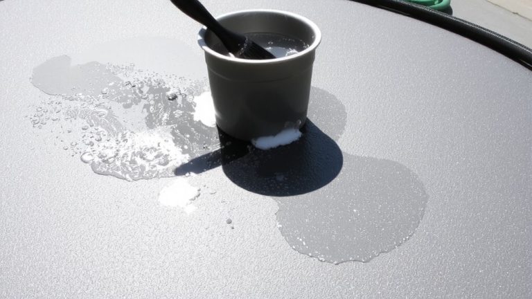 clean hot tub cover