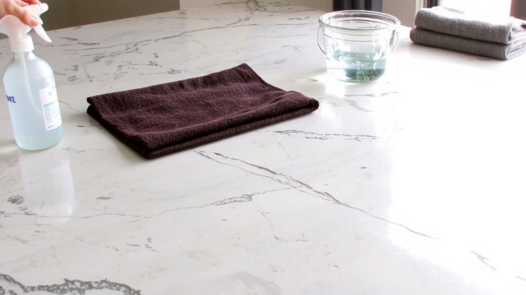 clean quartzite with gentle care