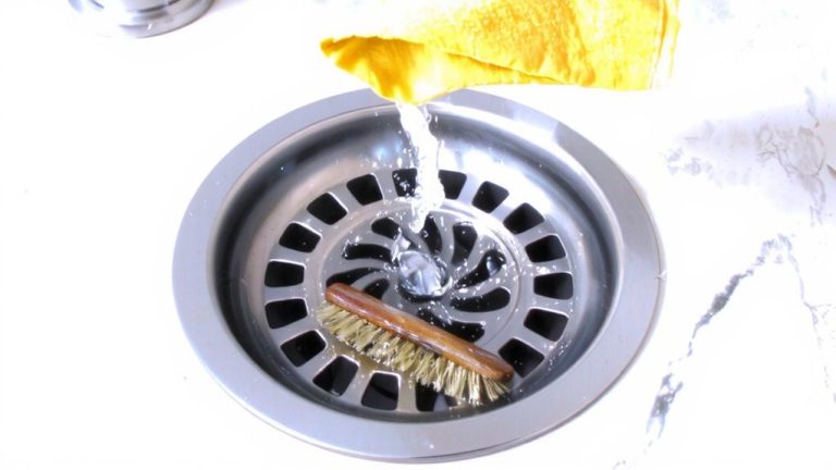 clean sink grate effectively