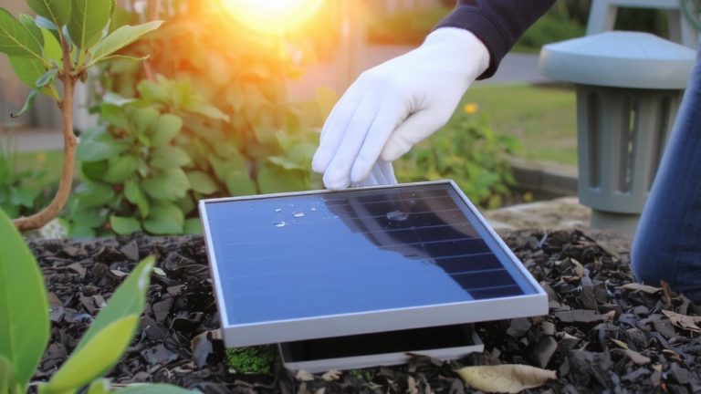 clean solar lights effectively
