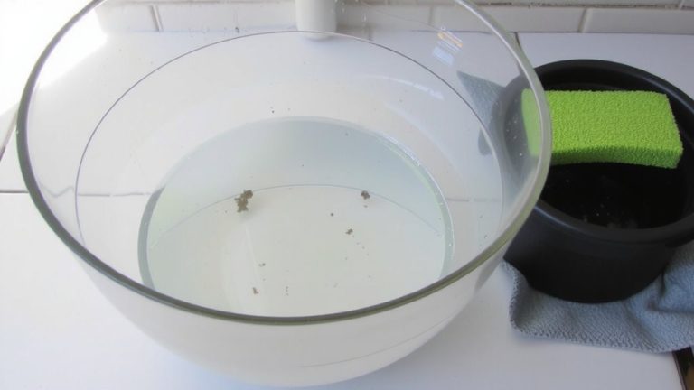 clean with vinegar solution