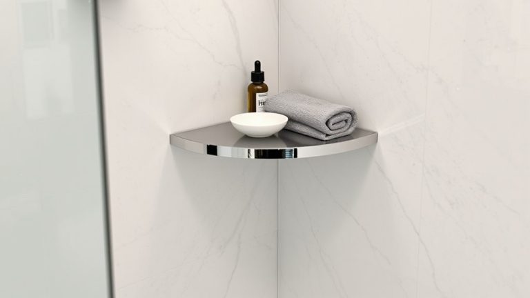 corner showers maximize space style