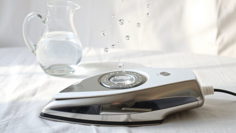 distilled water prevents buildup