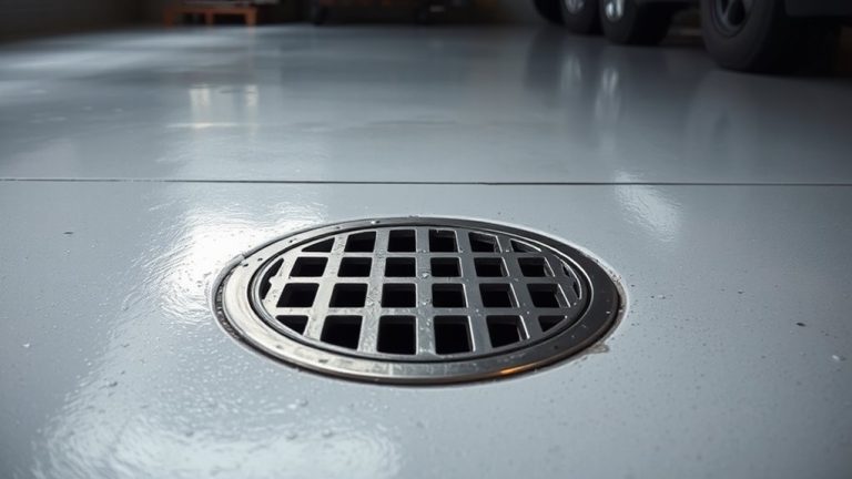 dry clean garage drains