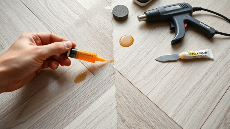 effective vinyl floor scratch repairs