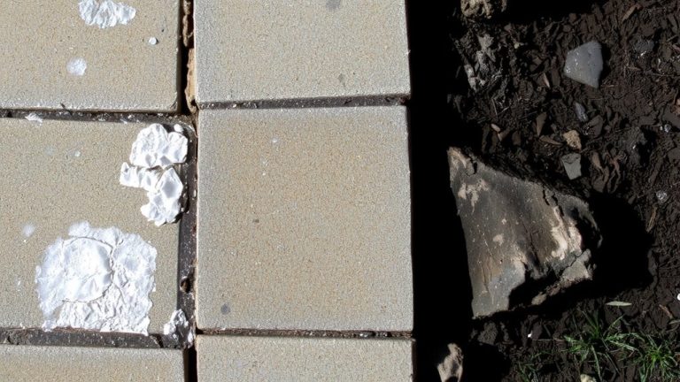 efflorescence in concrete pavers prevention