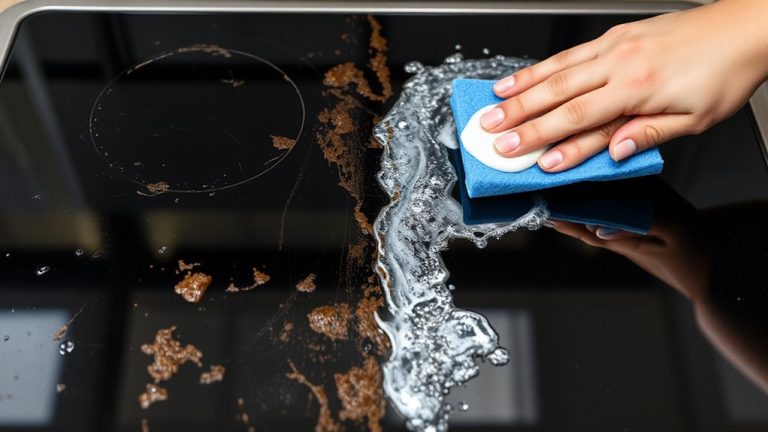 electric stove grime remover