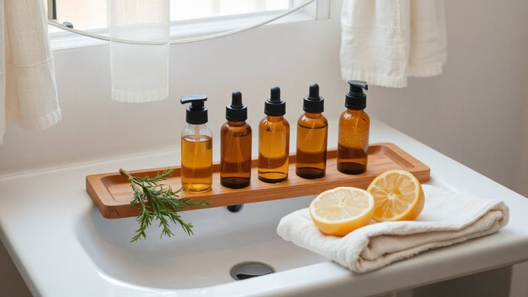 essential oils for clean bathrooms