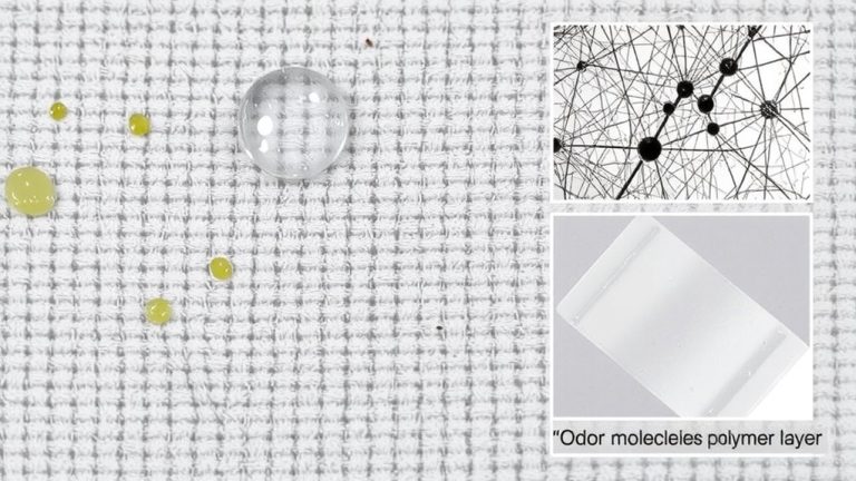 fabric coatings trap odors