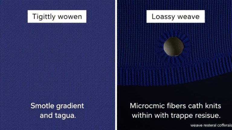 fabric tightness affects odor retention