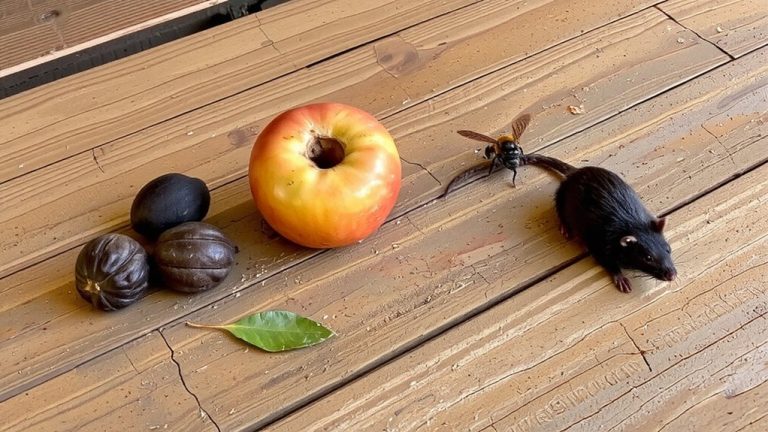 fallen fruit attracts pests
