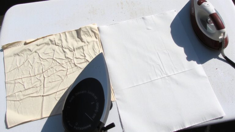 fiber origin determines ironing