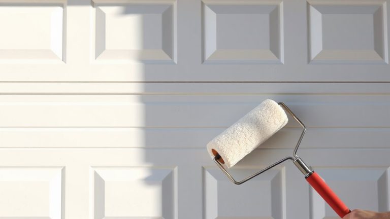 flawless garage door finish