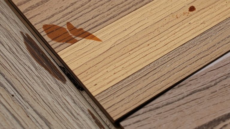 floor seam stain study