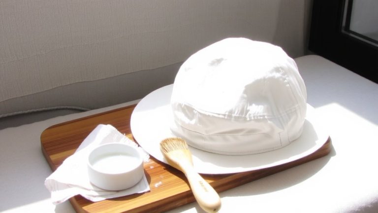 gentle cleaning for white hats