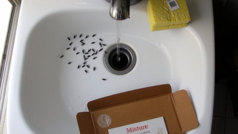 gnats in kitchen sinks