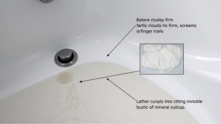 hard water soap scum