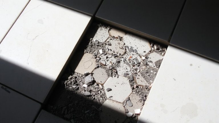 hexagons trap shadows between cleanings