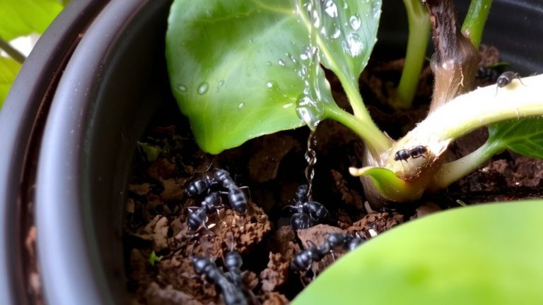 indoor irrigation attracts ants