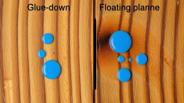 installation method affects stain resistance