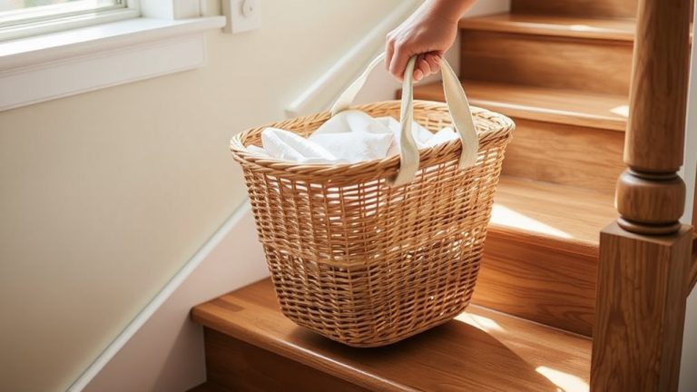 laundry baskets for stairs