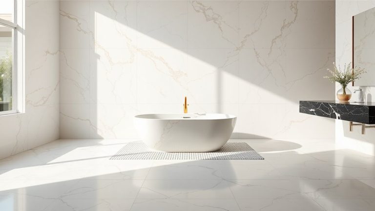 luxurious bathroom marble options