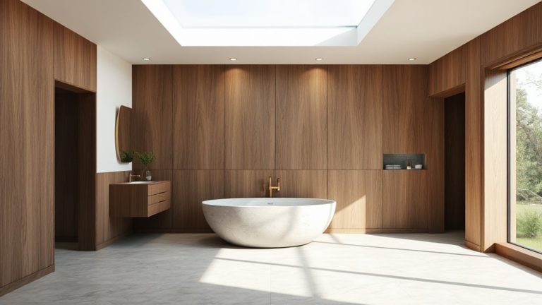 luxurious bathroom paneling options
