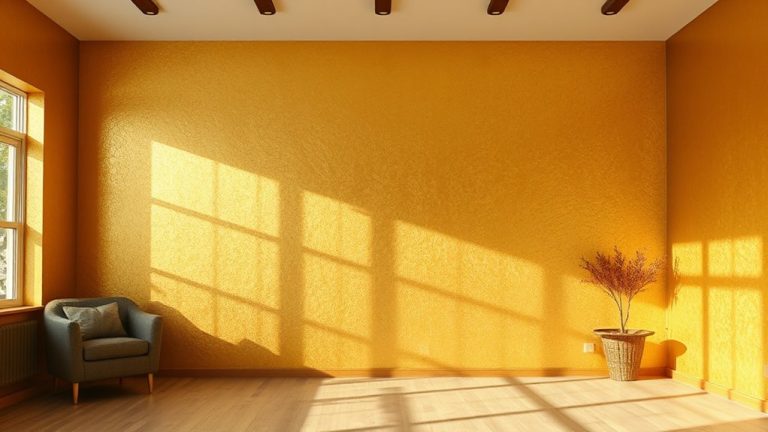 metallic gold wall paint colors