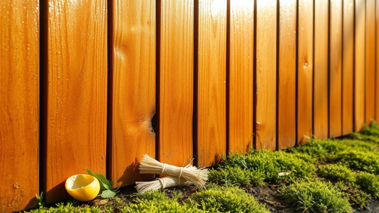 natural wood fence cleaners