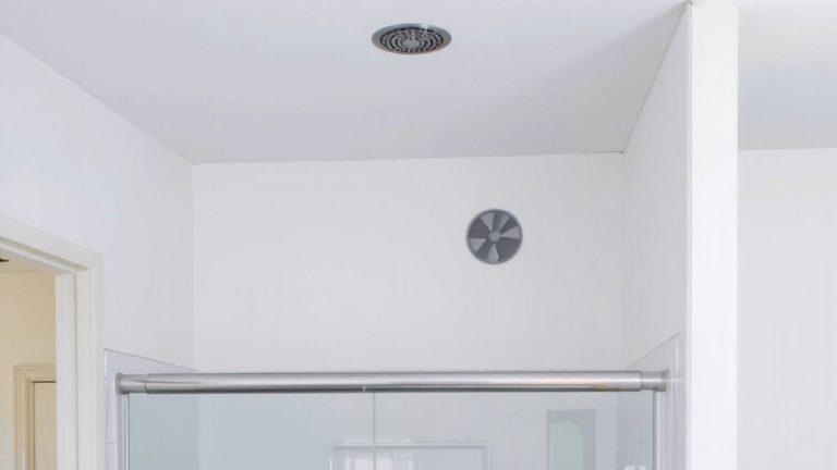 near shower or tub
