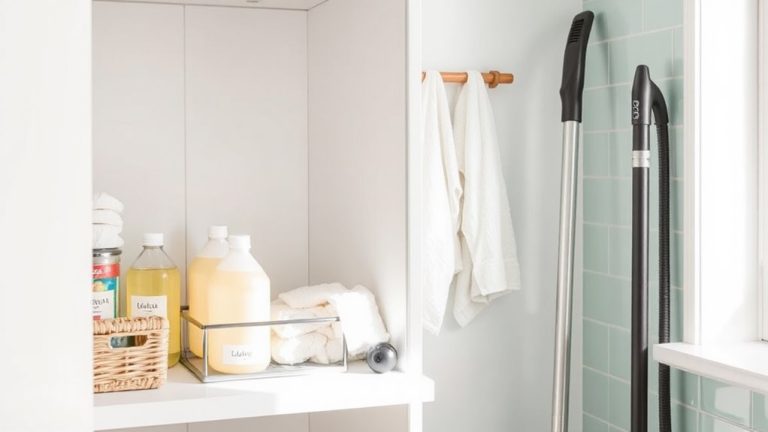 organized cleaning storage solutions