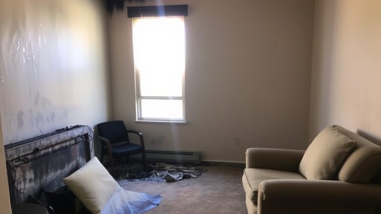 persistent smoke odor residue