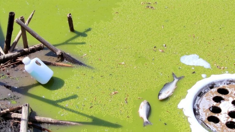 phosphates cause water pollution