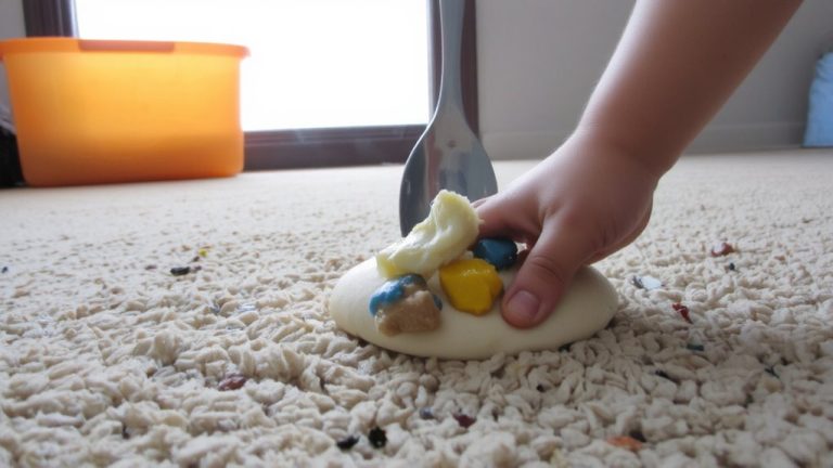 playdough removal from carpet